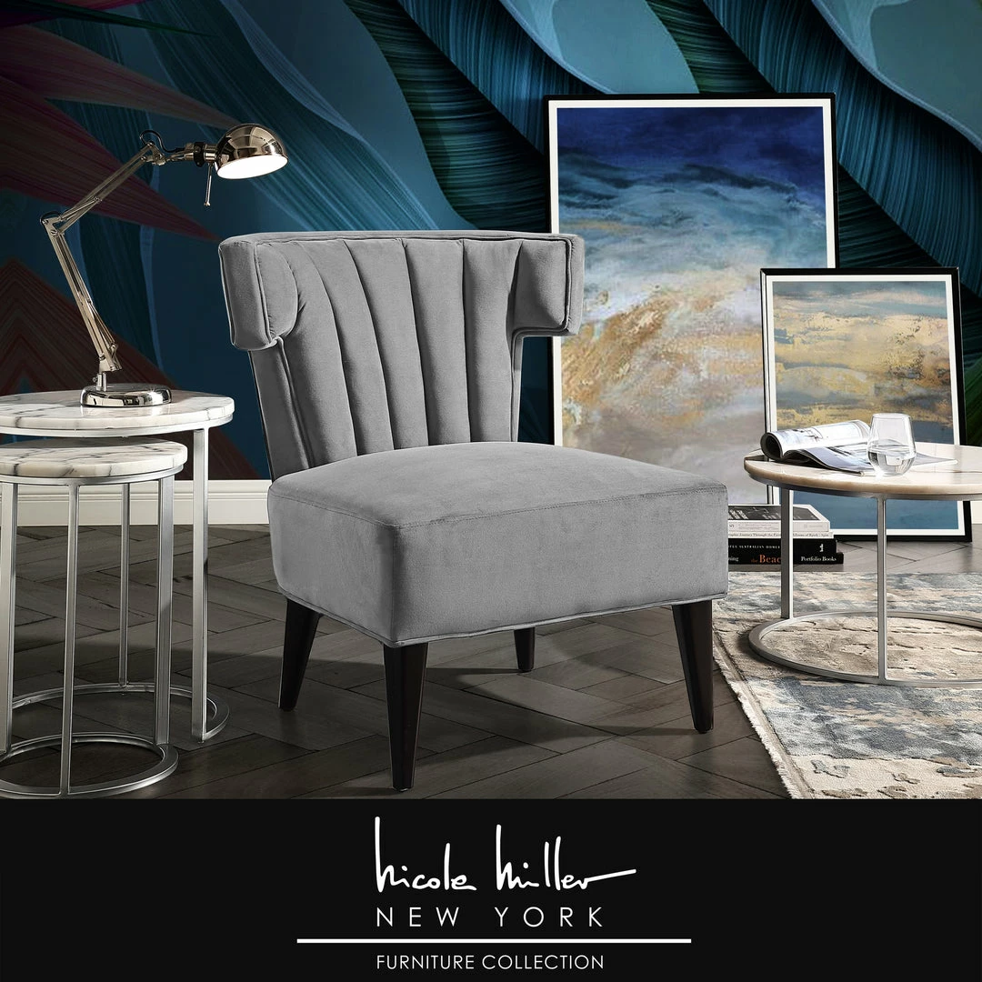 New โค๏ธ Nicole Miller Satang Accent Chair ๐ 3 New โค๏ธ Nicole Miller Satang Accent Chair ๐