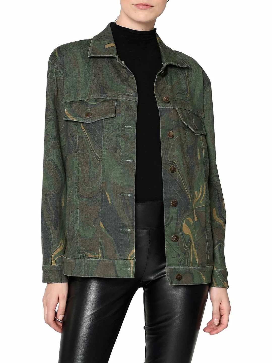Buy 🔔 Nicole Miller 👩 Womens Camoflauge 🧥 Coat Denim Jacket ⭐ 3 Buy 🔔 Nicole Miller 👩 Womens Camoflauge 🧥 Coat Denim Jacket ⭐