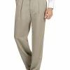 Coupon 🛒 Perry Ellis Mens Cuffed Double Pleat 👗 Dress Pants ⌛