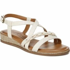 Promo ✨ Zodiac Grace 👩 Womens Faux Leather Open Toe Flat 🩴 Sandals 🎉