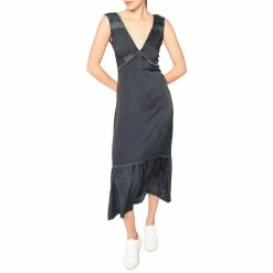 Outlet ๐ Nicole Miller ๐ฉ Womens Smocked Long Maxi ๐ Dress ๐ฅฐ