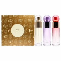 Best Pirce 😀 360 by Perry Ellis for 👩 Women - 3 Pc Gift Set 1oz EDT Spray, 1oz Coral EDP Spray, 1oz Purple EDP Spray ⭐