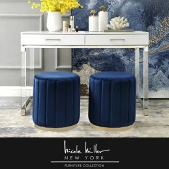 Buy 🔔 Nicole Miller Anakin Ottoman 👍