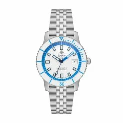 Best Sale 👏 Zodiac Men's Super Sea Wolf Compression Swiss Automatic, Stainless Steel ⌚ Watch 🌟