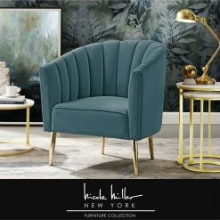 Discount ✨ Nicole Miller Kody Accent Chair ✔️