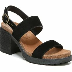 Best Pirce 🎉 Zodiac Lola 👩 Womens Suede Slingback Block Heel 🧨