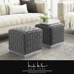Promo ๐ Nicole Miller Griffin Ottoman ๐