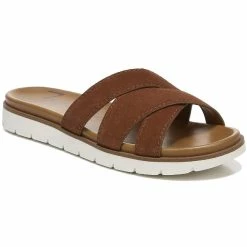 New 🧨 Zodiac Naila 👩 Womens Leather Strappy Slide 🩴 Sandals ✨