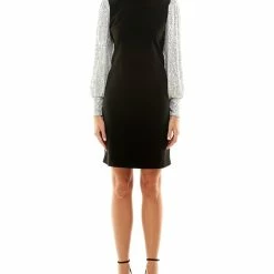 Hot Sale ๐ women Nicole Miller Claire Sequin Mini ๐ Dress ๐