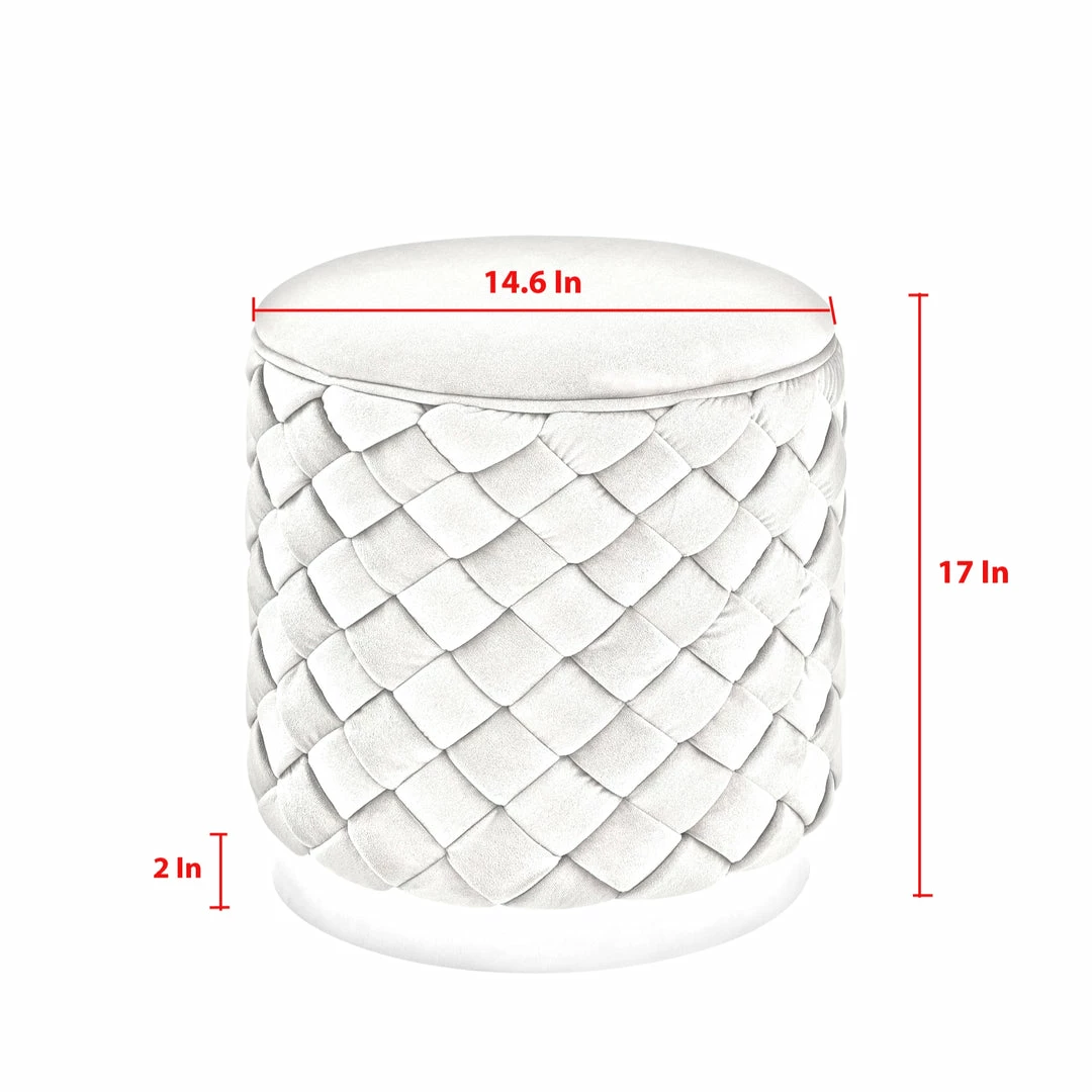 Cheap 👏 Nicole Miller Jacen Ottoman ✨ 8 Cheap 👏 Nicole Miller Jacen Ottoman ✨ - Image 6