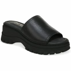 New 😉 Zodiac Halle 👩 Womens Leather Slip On Platform 🩴 Sandals 🤩