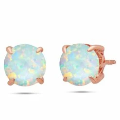 Cheap ⭐ Nicole Miller 👩 women Sterling Silver 8mm Gemstone Round Stud Earrings with 14k Rose Gold Overlay 👍 -Hot Sale Nicole Miller Store b46f6a7c3bcd401abf0c8d4528c866e6 c8c93bd0 2759 4081 9cd4 dbe052c4c494 1080x