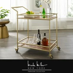 New ✨ Nicole Miller Amaya Bar Cart 👏