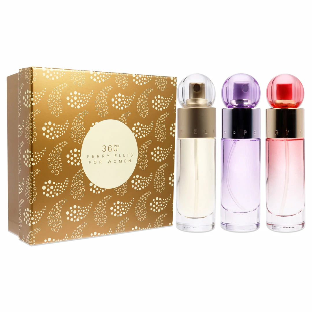 Best Pirce 😀 360 by Perry Ellis for 👩 Women - 3 Pc Gift Set 1oz EDT Spray, 1oz Coral EDP Spray, 1oz Purple EDP Spray ⭐ 5 Best Pirce 😀 360 by Perry Ellis for 👩 Women - 3 Pc Gift Set 1oz EDT Spray, 1oz Coral EDP Spray, 1oz Purple EDP Spray ⭐ - Image 3
