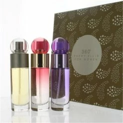 New 🎉 Perry Ellis GSW3603PC1.0SPRCORAL 360 👩 Womens Eau De Parfum Spray Gift Set - 3 Piece ⌛