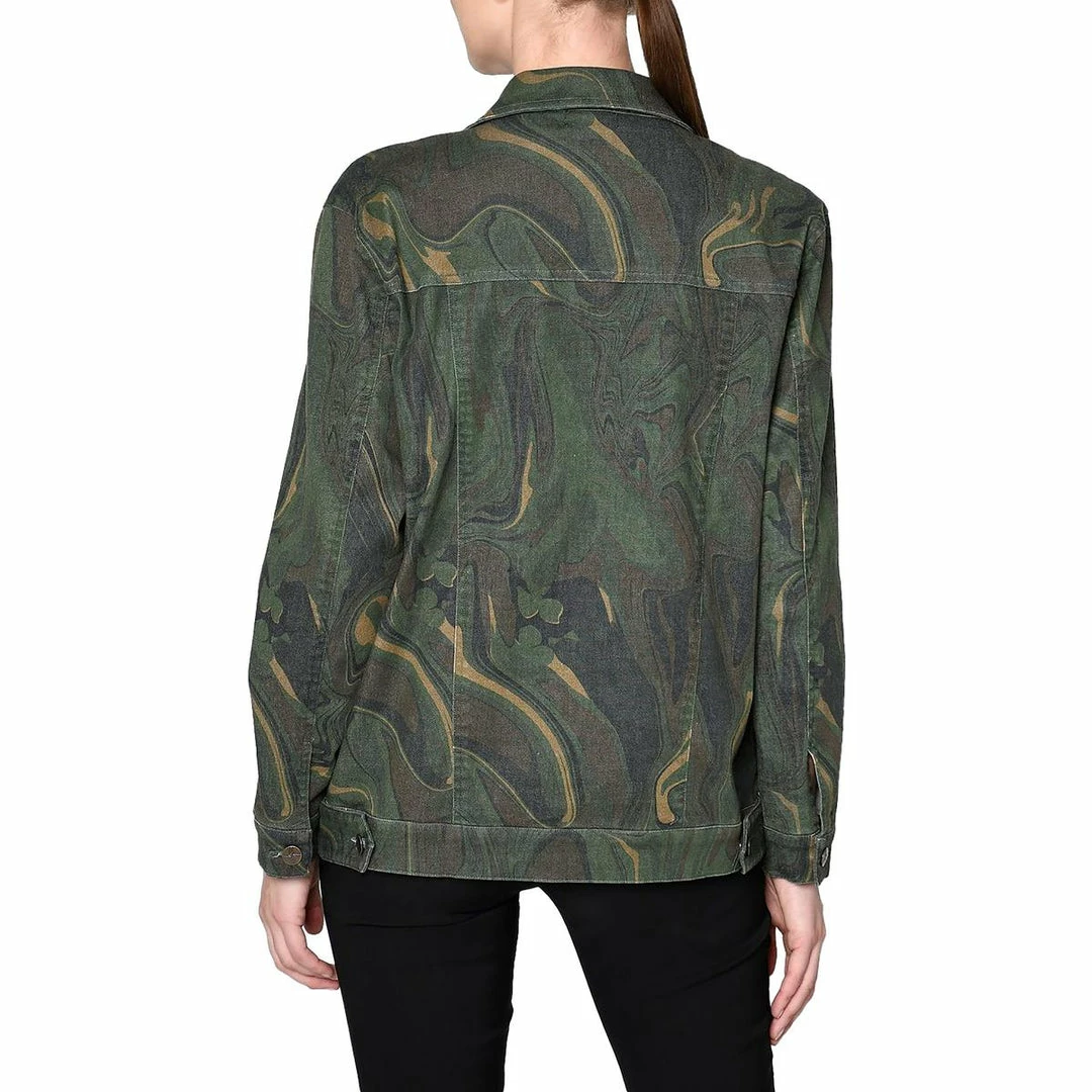 Buy 🔔 Nicole Miller 👩 Womens Camoflauge 🧥 Coat Denim Jacket ⭐ 4 Buy 🔔 Nicole Miller 👩 Womens Camoflauge 🧥 Coat Denim Jacket ⭐ - Image 2